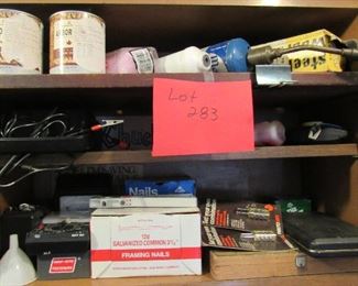 Lot 283 - Garage Accessories $45.00