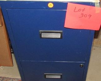 Lot 309 - File Cabinet $8.00
