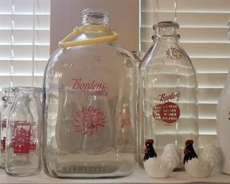 Borden's Milk bottles