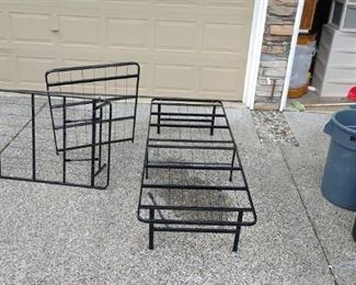 Garage:  1st Single Bed Frames (Can go together for a double) 