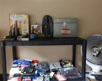 Garage Backroom:  Office Stuff, Heater
