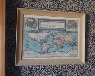 63. ANOTHER FRAMED MAP  $