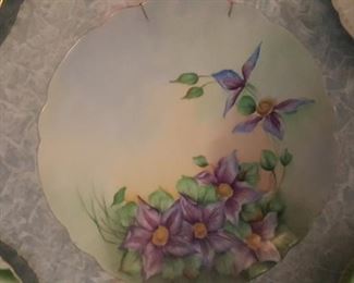 145. HAND PAINTED PLATE 