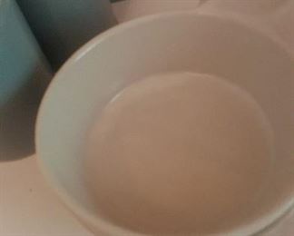 291. 2 single serving casserole bowls 
