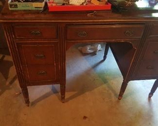 392.antique desk $