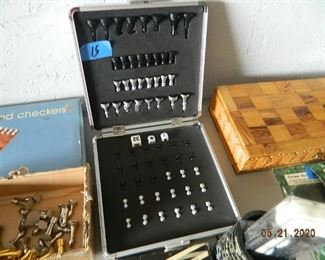 chess sets and boards