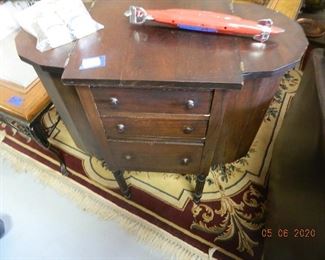 sewing supplies table