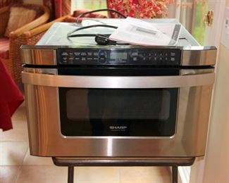 Sharp Undercounter Drawer Microwave NEW. Lists for $1200