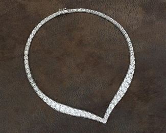 Vintage eighties 17" Italian-made sterling silver necklace with amazing craftsmanship! Sterling silver box clasp with safety catch.  Stamped 925 ITALY, signed IBB.  $108
