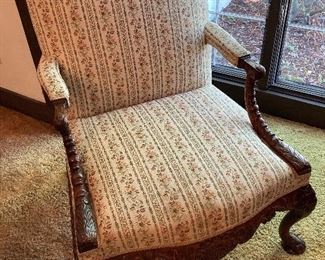 French Country oversized occasional chair (1 of 2)
