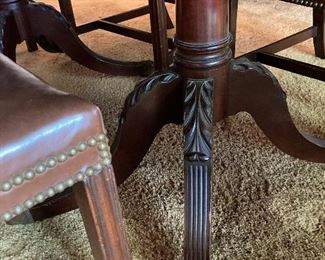 Detail of leg for Smith & Watson dining table shown are