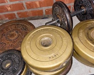 Weights and Bar $$30.00