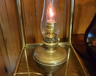 Brass Lovell and Company Lamp 1888. Tested and Working