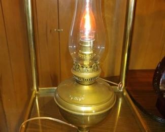 Brass Lovell and Company 1880 Lamp. Tested and Working