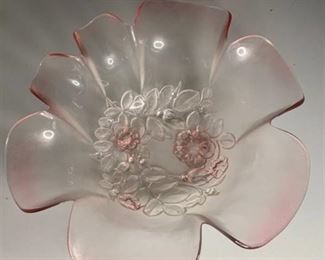 Pink Floral Petal Bowl