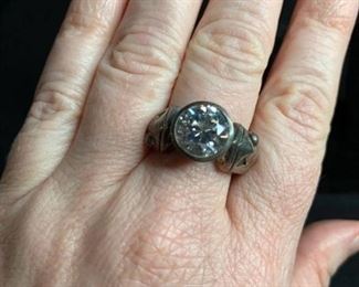 Sterling Silver Ring Marked 925