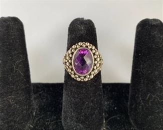 Sterling Silver Ring Signed Aryo 925