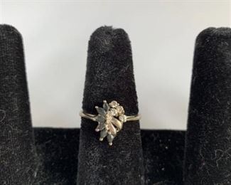 Large Size Sterling Ring Marked 925