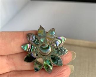 Mexican Silver Abalone Flower