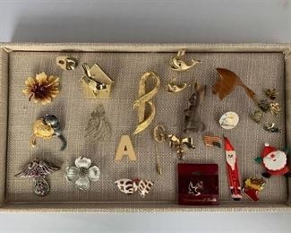 Lot of Brooches and Lapel Pins