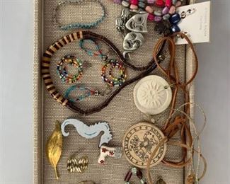 Mixed Lot Beads Earrings Pins