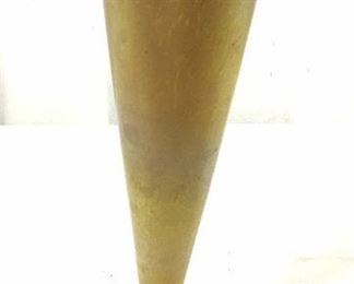 Vintage Tiffany Style Bronze Favrile Trumpet Vase