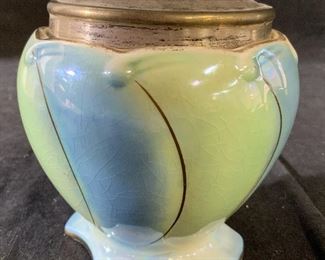 Vintage English Porcelain Bowl w Grabber Attached