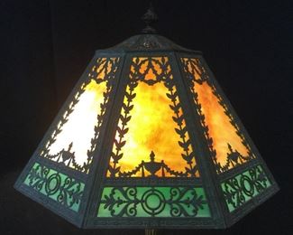 Vintage Art Nouveau Tiffany Style Lamp