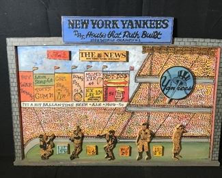 New York Yankees Folk Art