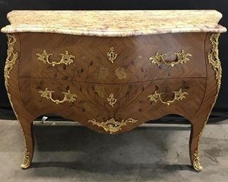 Antique French Louis XV Style Walnut Commode