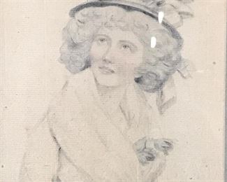 Portrait of Mrs.Wells by John Downman