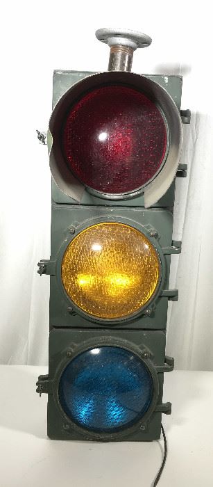 Vintage MARBELITE CO. Traffic Signal