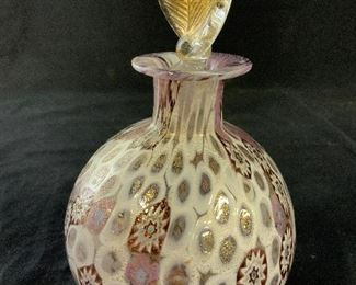 Murano Art Glass Bottle w Stopper