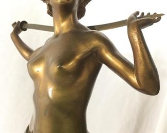 HARNOLDT Antique Bronze Female Nude Figure