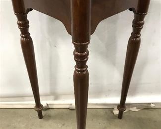 BOMBAY COMPANY Carved Wooden Corner Table