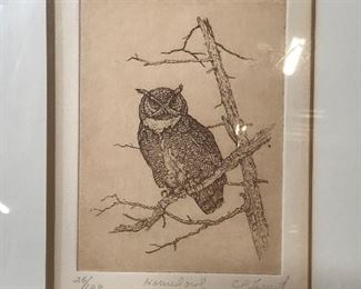 Signed Limited Edition Etching C.P. Forrest