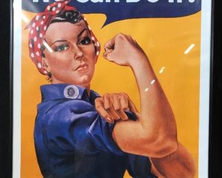 We Can Do It Rosie the Riveter Art J.H. Miller