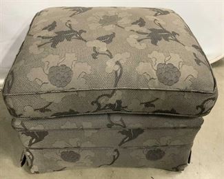 Custom Upholstered Ottoman Hassock