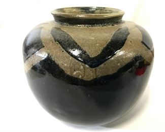 Antique Signed Ceramic Urn