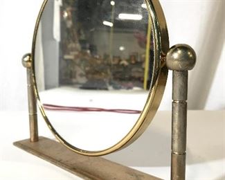 Brass Double Side Magnification Flip Mirror