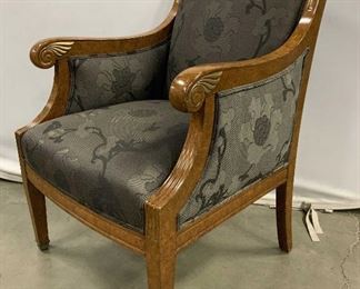 Antique Russian Regency Style Arm Chair