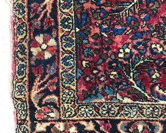 Antique SAROUK Persian Handmade Wool Rug