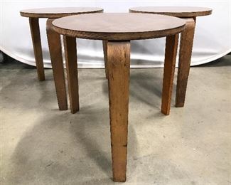 Set 3 Mid Century Modern Stacking Tables