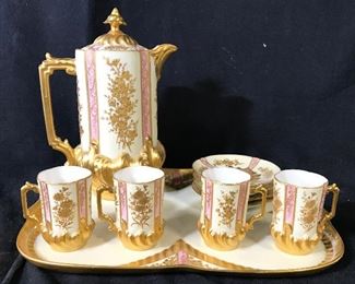 Lot 10 Fine French Porcelain Demitasse Set
