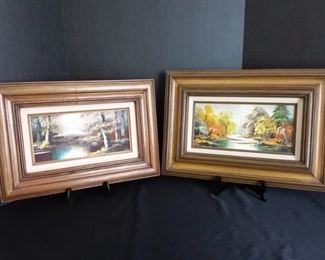 Two Signed Nature Oil Paintings