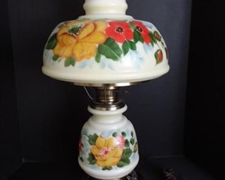 Vintage Hand Painted Lamp
