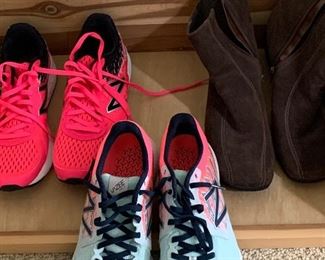 Various shoes, boots, sandals. Women’s size 8.  