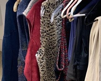 Women’s clothing & vests. Size large +