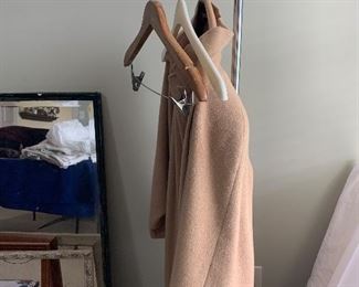 Portable clothing rack. 