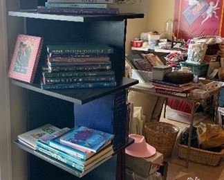 Lots of books, gardening, decorating cooking and Medical. 